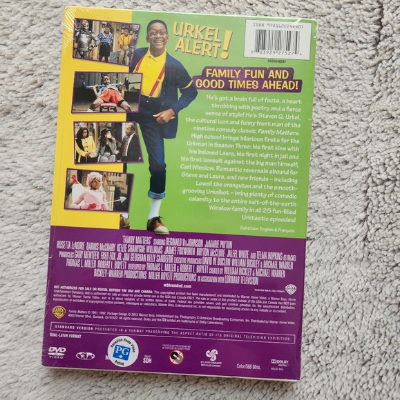 2/$20 NEW Family Matters Complete Third Season - Picture 4 of 4